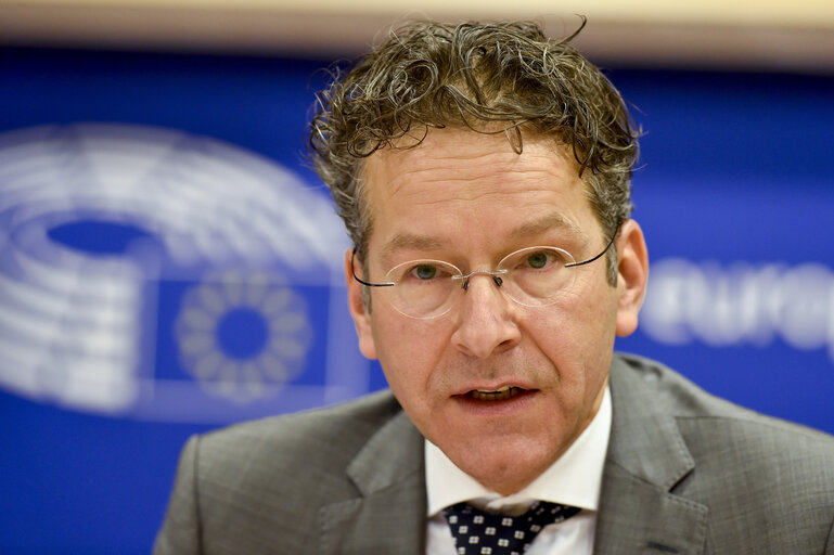 Fotografie 9: ECON Committee - Economic Dialogue and discussion with Jeroen DIJSSELBLOEM, President of the Eurogroup