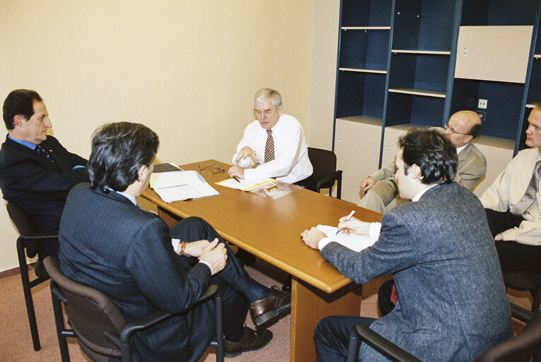 Meeting at the European Parliament in Strasbourg