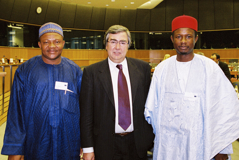 Fotagrafa 3: MEP Joaquim MIRANDA meets with Chikelu CHUKWUEMEKA at the European Parliament in Brussels