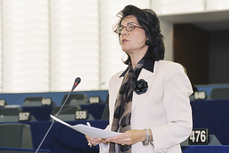 Foto 12: Speech of MEP Rodi KRATSA-TSAGAROPOULOU in Plenary session in Strasbourg