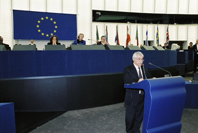 Fotografija 26: Sakharov Prize award ceremony at the EP in Strasbourg.