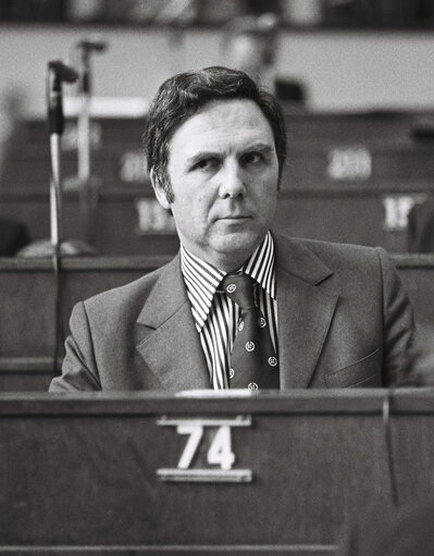 Alexander FLETCHER in Plenary session Strasbourg february 1976