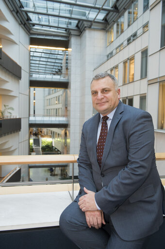 Fotografie 18: Peter KOUROUMBASHEV in the European Parliament in Brussels