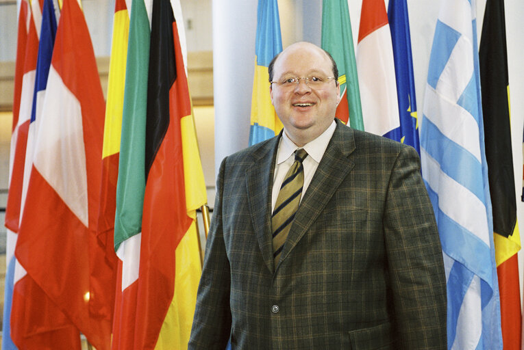 The MEP Alexander RADWAN in Strasbourg on March 13, 2002.