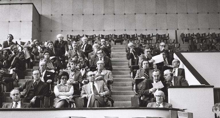 Photo 12 : Constitutive session of the new European Parliamentary Assembly in february 1976