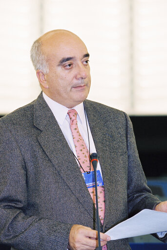 Foto 2: MEP: Carlos RIPOLL Y MARTINEZ DE BEDOYA. Speech in Plenary session in Strasbourg