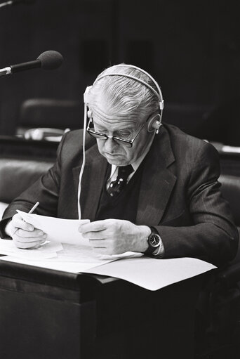 Foto 12: Plenary session Strasbourg january 1976