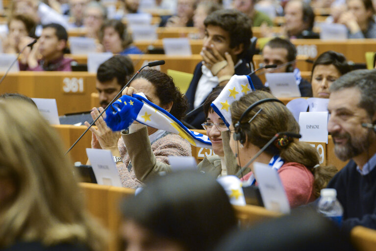 Fotografija 13: 4th European Parliament of Persons with Disabilities -European Disability Forum (EDF)- We want to vote! Towards accessible European elections 2019 and a full participation in political and public life for persons with disabilities.