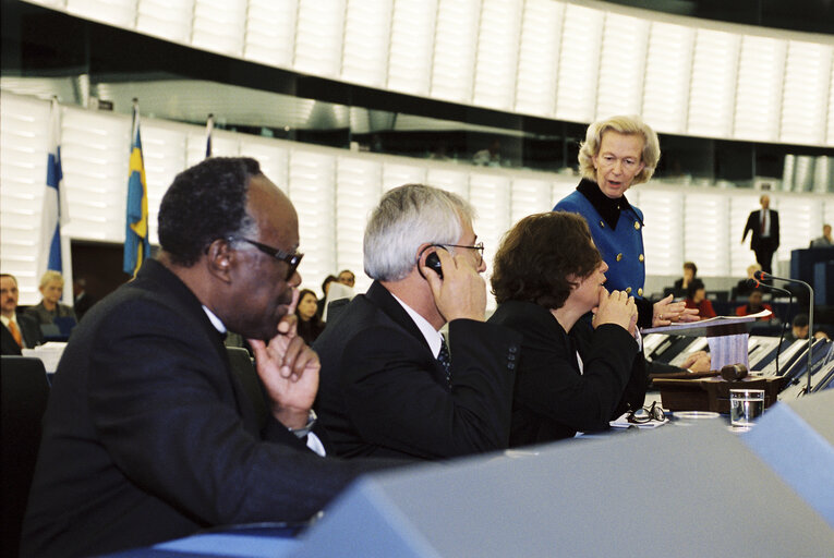 Sakharov Prize award ceremony at the EP in Strasbourg.