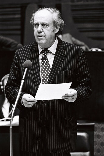 Fotografie 32: Plenary session Luxembourg january 1976