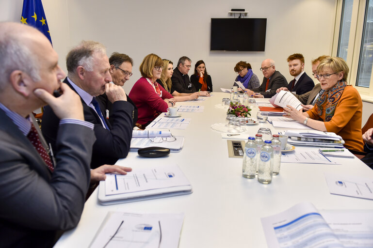 Fotografi 2: Irish Council of Churches high-level visit to the European Parliament