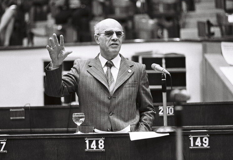 Isidor FRUH in Plenary session Strasbourg february 1976