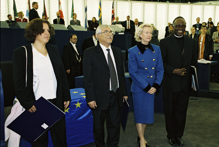 Fotografija 21: Sakharov Prize award ceremony at the EP in Strasbourg.