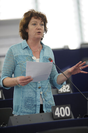 Zdjęcie 8: Mep in Strasbourg Hemicycle during the Session week 14