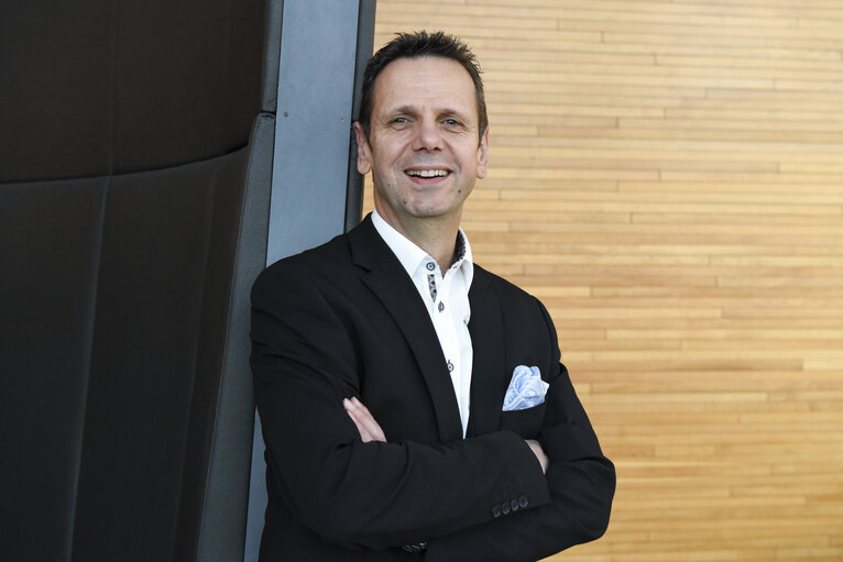 Fotogrāfija 16: Bernd KOLMEL in European Parliament in Strasbourg