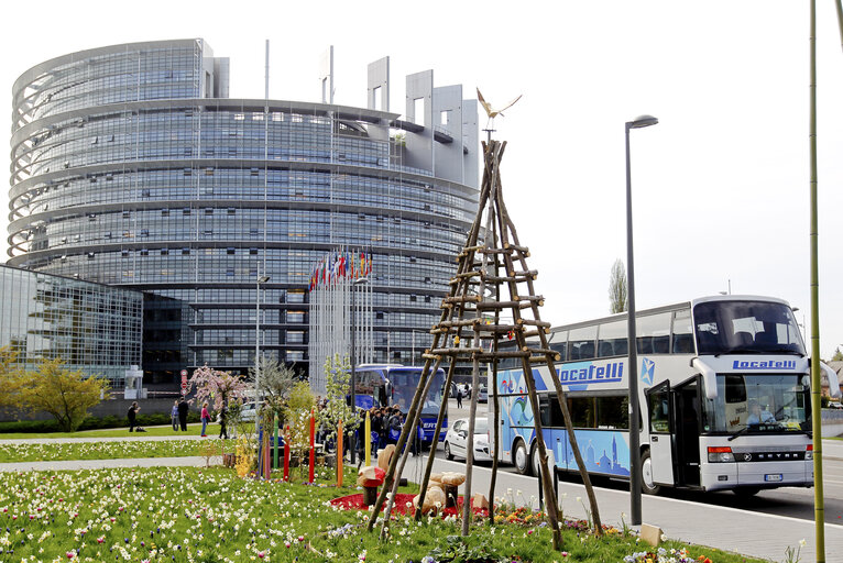 Billede 1: French German Garden of the Human Rights