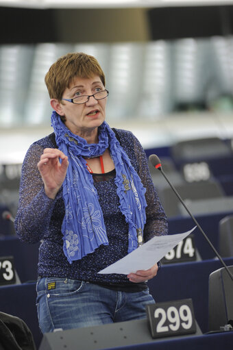 Zdjęcie 6: Mep in Strasbourg Hemicycle during the Session week 14