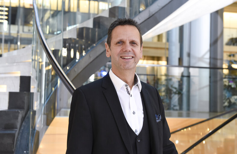 Bernd KOLMEL in European Parliament in Strasbourg