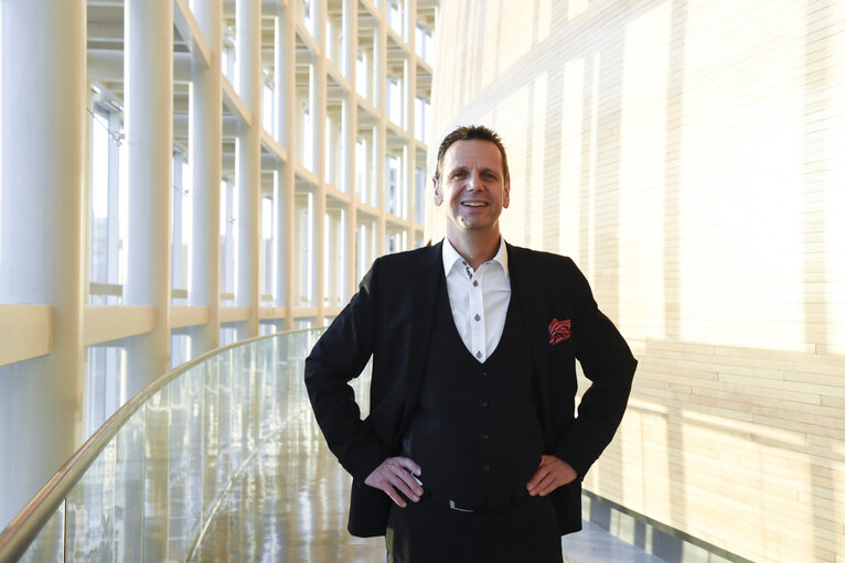 Fotogrāfija 11: Bernd KOLMEL in European Parliament in Strasbourg