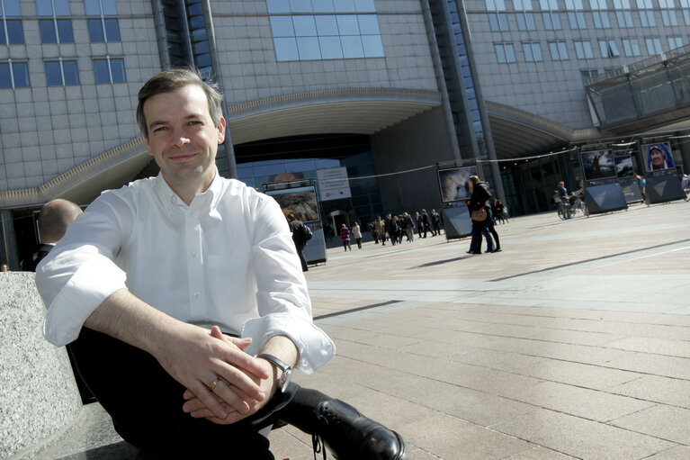 Fotografi 1: Portrait of Martin EHRENHAUSER MEP in Brussels