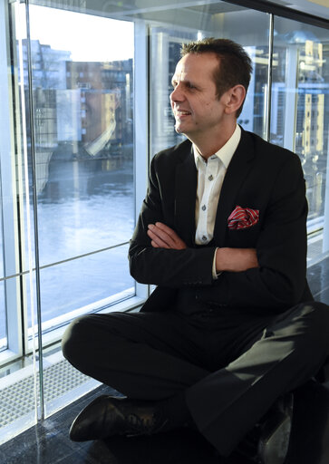 Fotogrāfija 7: Bernd KOLMEL in European Parliament in Strasbourg