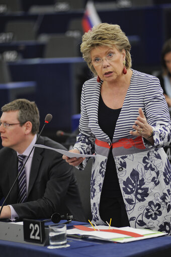 Zdjęcie 24: Mep in Strasbourg Hemicycle during the Session week 14