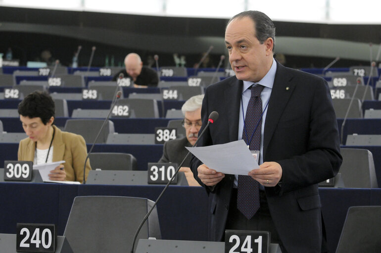 Fotografie 3: Debate on the EU Tomato import from Morocco. Plenary Session in Strasbourg. Week 14.