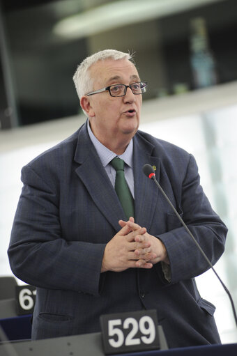 Zdjęcie 4: Mep in Strasbourg Hemicycle during the Session week 14