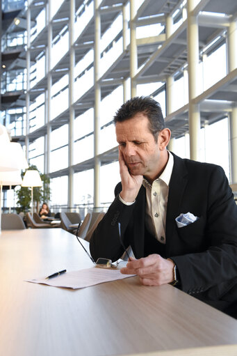 Fotogrāfija 12: Bernd KOLMEL in European Parliament in Strasbourg