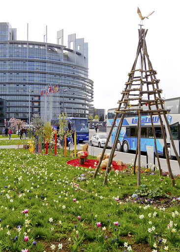 Billede 2: French German Garden of the Human Rights