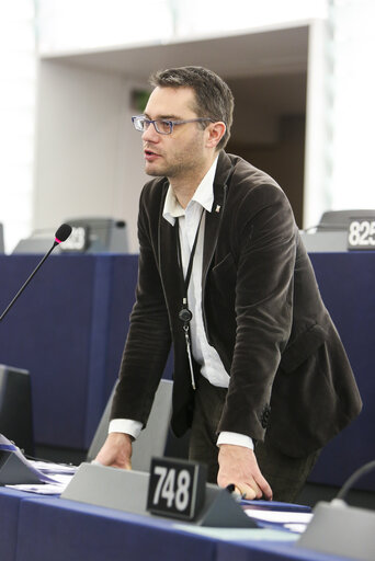 Fotografija 11: Plenary session Week 50 2017 in Strasbourg - Explanations of votes