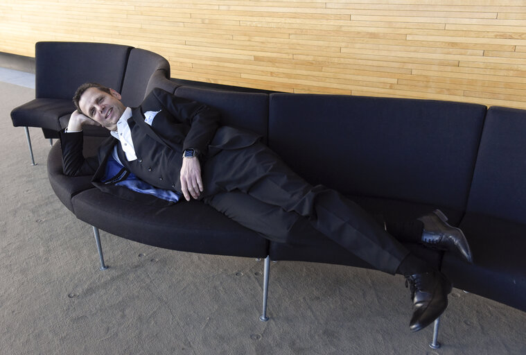 Fotogrāfija 17: Bernd KOLMEL in European Parliament in Strasbourg