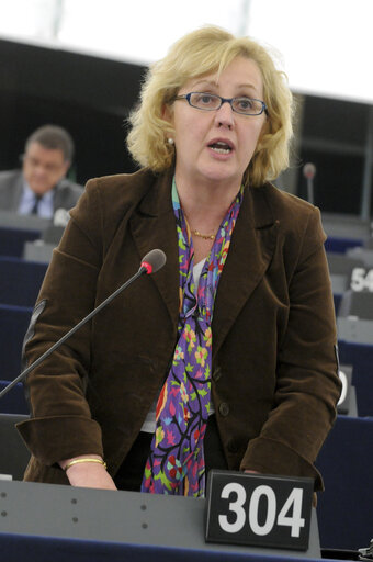 Fotografija 5: Debate on the EU Tomato import from Morocco. Plenary Session in Strasbourg. Week 14.