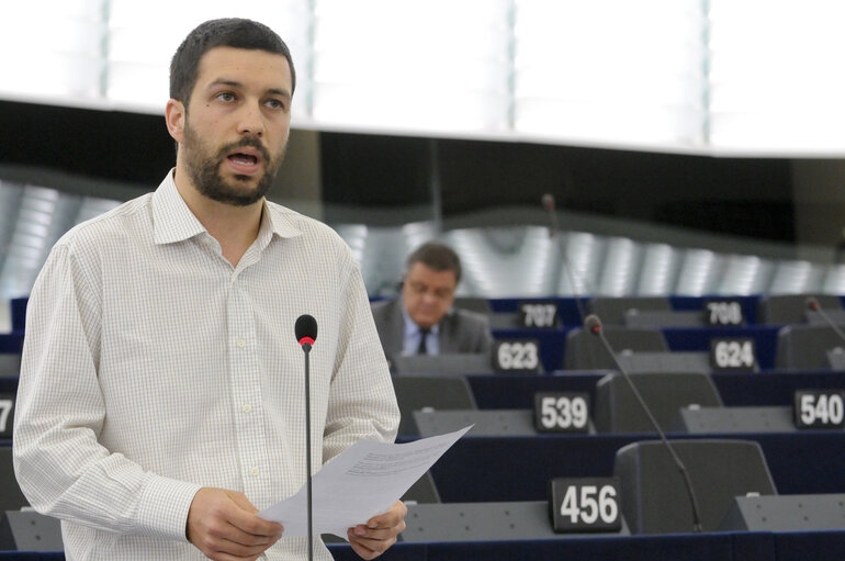 Fotografija 13: Debate on the EU Tomato import from Morocco. Plenary Session in Strasbourg. Week 14.