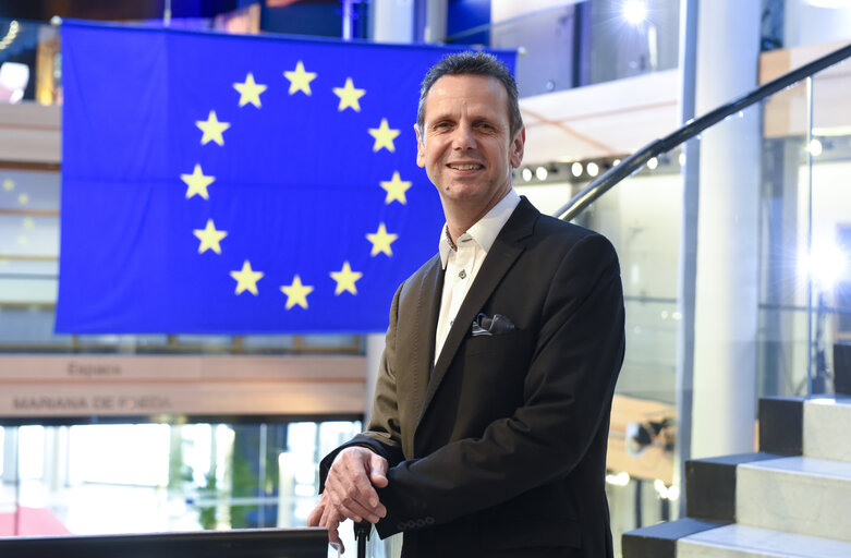 Foto 3: Bernd KOLMEL in European Parliament in Strasbourg