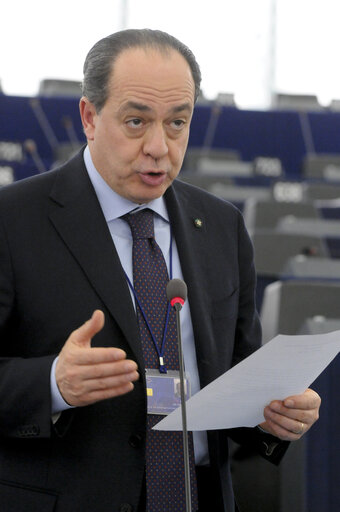 Fotografie 4: Debate on the EU Tomato import from Morocco. Plenary Session in Strasbourg. Week 14.