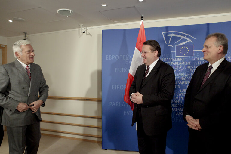 BUZEK meets with Gottfried KNEIFEL, Speaker of the Austrian Federal Council