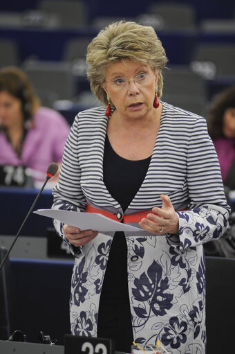 Zdjęcie 25: Mep in Strasbourg Hemicycle during the Session week 14