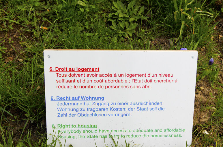 Billede 16: French German Garden of the Human Rights