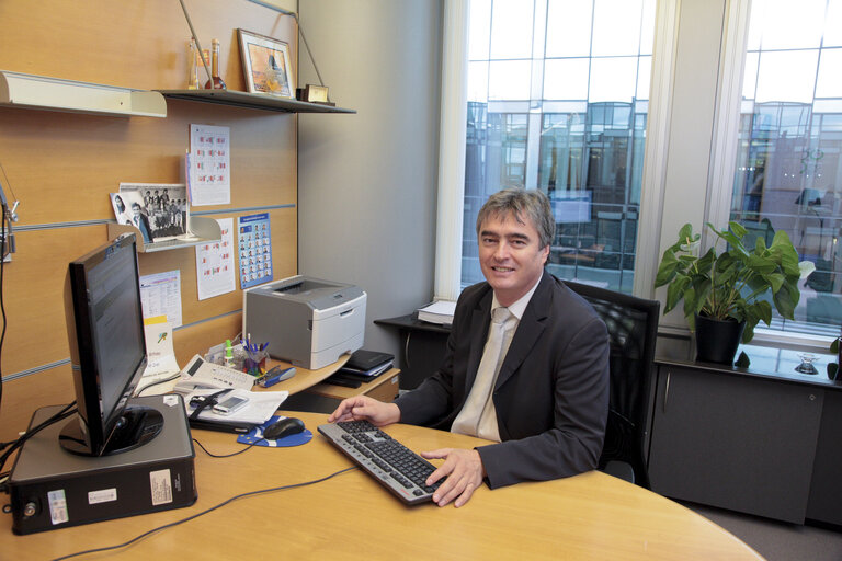 MEP Milan Zver poses for a portrait