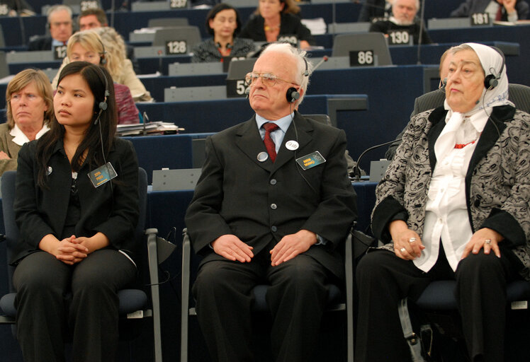 Ceremony marking the 20th Anniversary of the Sakharov Prize in Strasbourg