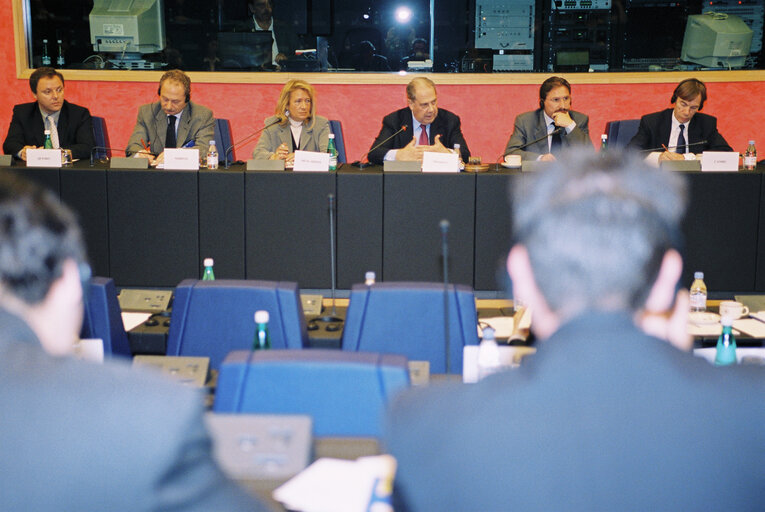 Meeting at the EP in Strasbourg