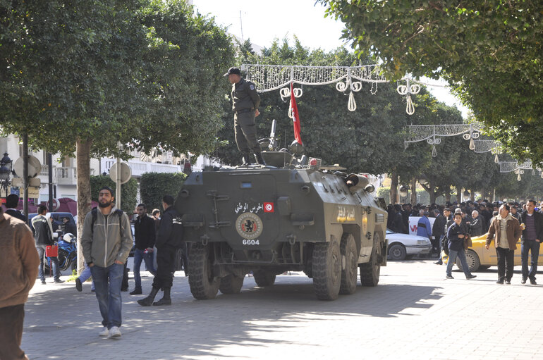 Fotogrāfija 40: Streets of Tunis in Tunisia. March 2011