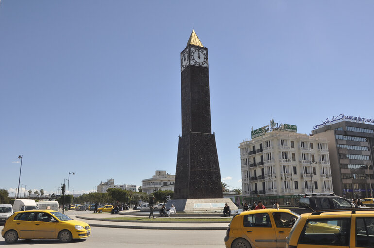 Fotogrāfija 43: Streets of Tunis in Tunisia. March 2011