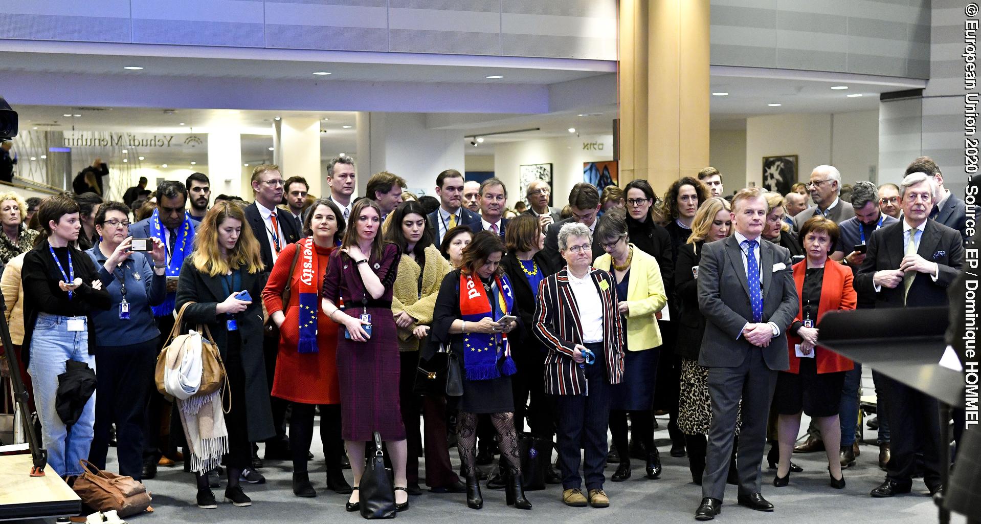 Brexit - Farewell ceremony for departing British MEPs