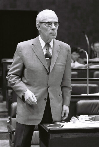 Heinz STARKE during the plenary session from December 11 to 15, 1978, in Luxembourg.