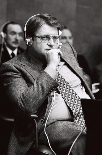 Manfred SCHMIDT during the plenary session from December 11 to 15, 1978, in Luxembourg.