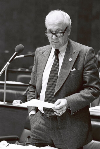 Kai NYBORG during the plenary session from December 11 to 15, 1978, in Luxembourg.