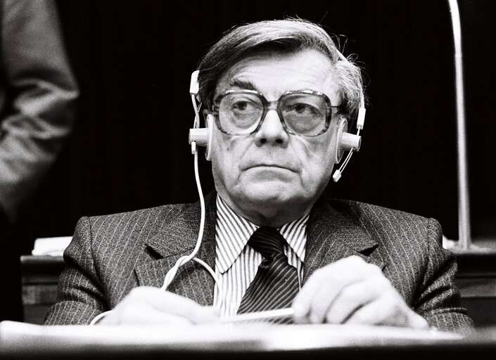 Camille NEY during the plenary session from December 11 to 15, 1978, in Luxembourg.