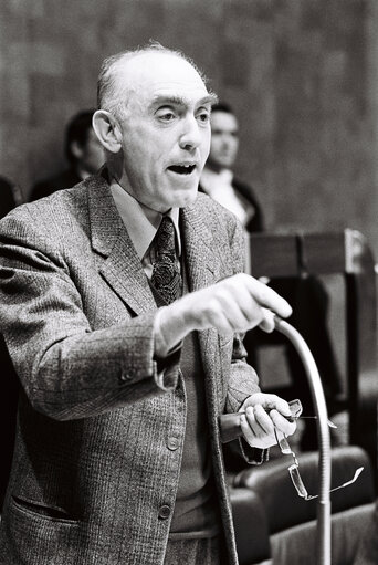 Aldo MASULLO during the plenary session from December 11 to 15, 1978, in Luxembourg.